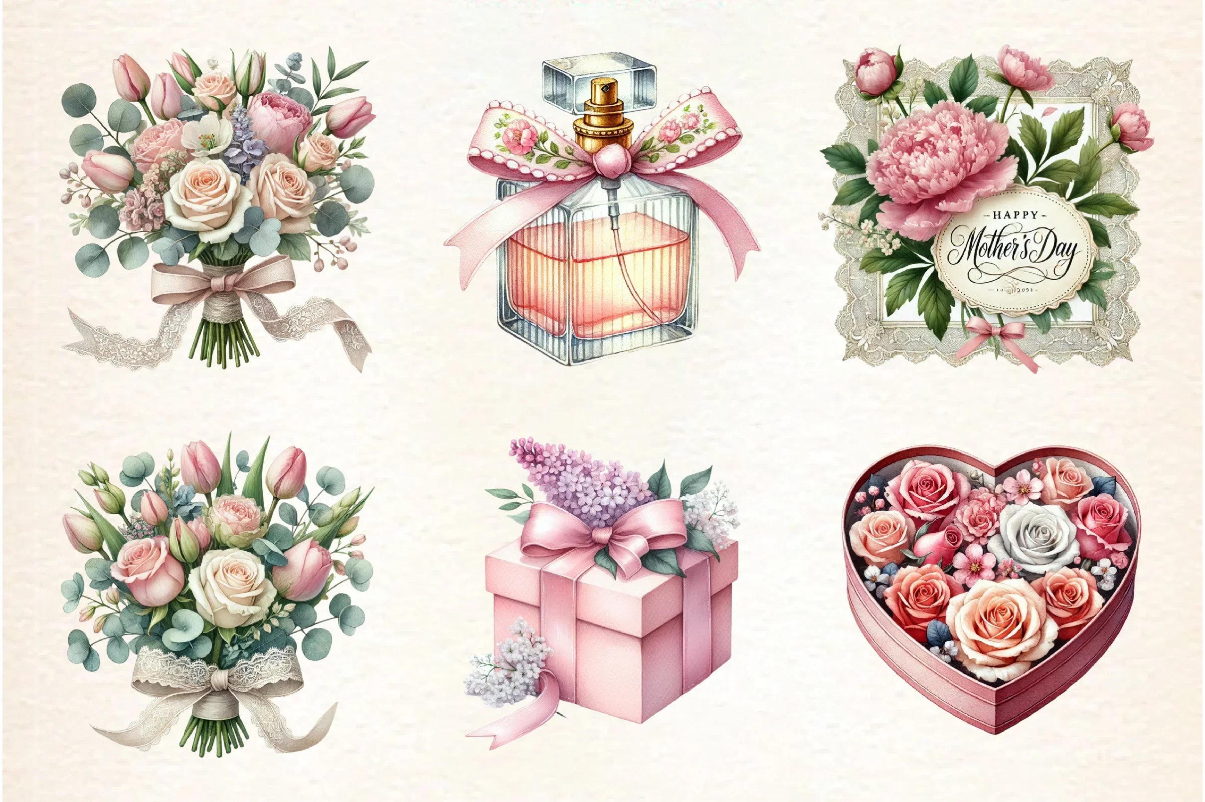Mother's Day Clipart Bundle - CraftNest - Digital Crafting and Art