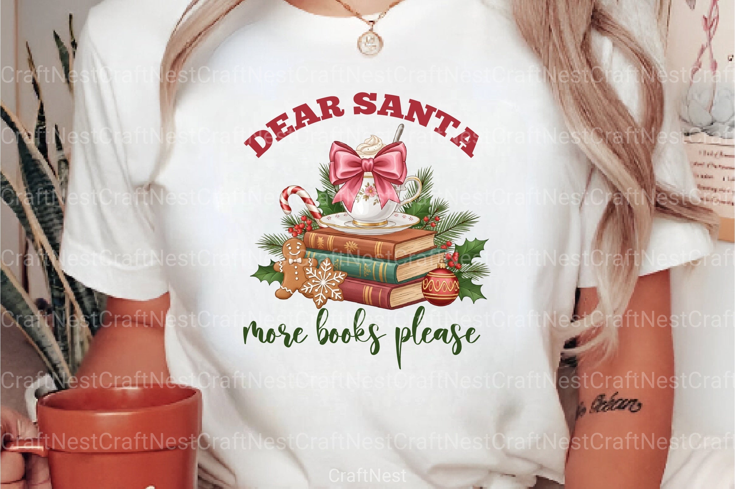 All Booked for Christmas Clipart Bundle 4 - CraftNest - Digital Crafting and Art