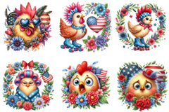 Crazy Chicken Clipart Bundle - CraftNest - Digital Crafting and Art