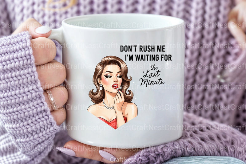 Sarcastic Funny Girl Can't Adult Today Clipart Bundle 18 - CraftNest - Digital Crafting and Art