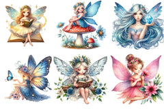 Fairy Clipart Bundle for Creative Projects - CraftNest - Digital Crafting and Art