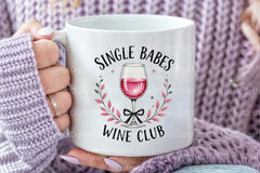 Single Babes Wine Club Clipart Bundle - CraftNest - Digital Crafting and Art