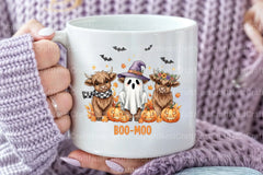 Cute Highland Cow Halloween Clipart Bundle 3 - CraftNest - Digital Crafting and Art