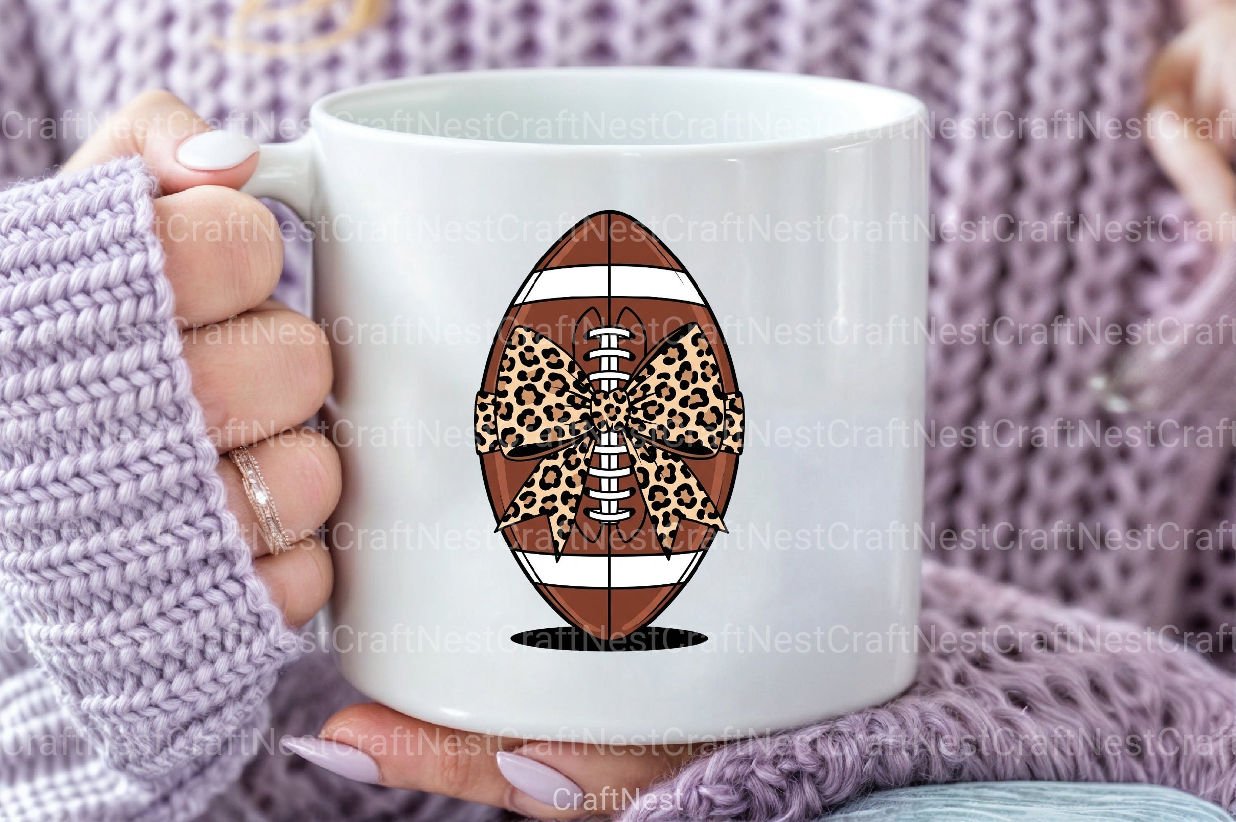 Coquette Football Bow Touchdown Clipart Bundle - CraftNest - Digital Crafting and Art