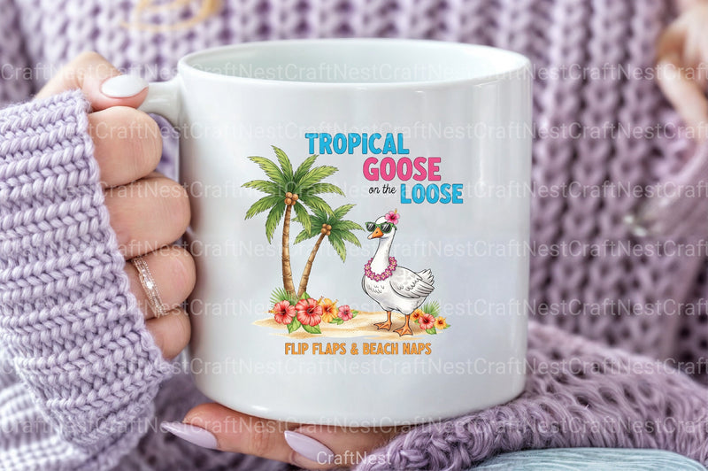 Summer Goose Clipart Bundle 88 - CraftNest - Digital Crafting and Art