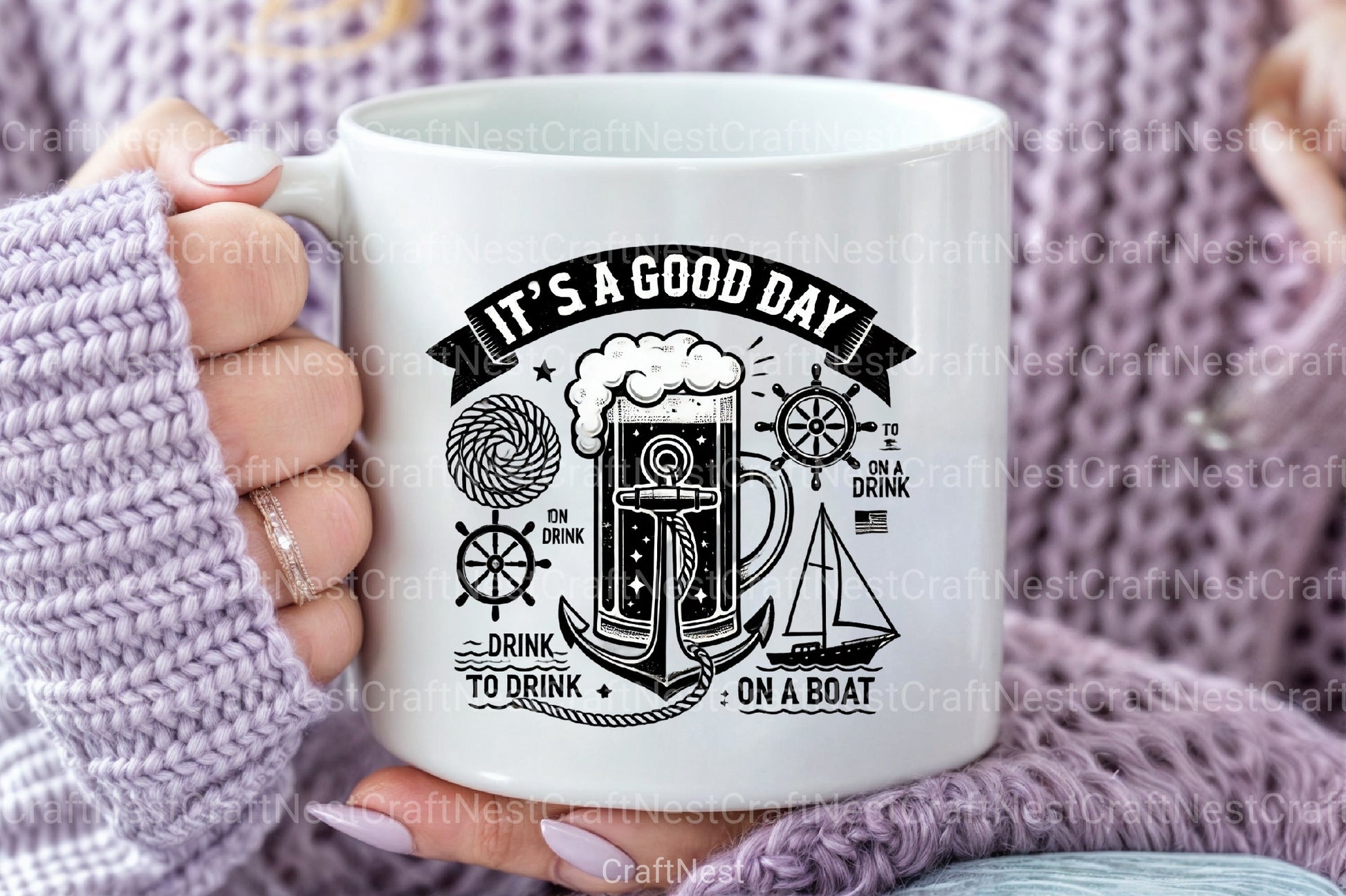 Summer Lake River Boat Drink Clipart Bundle - CraftNest - Digital Crafting and Art