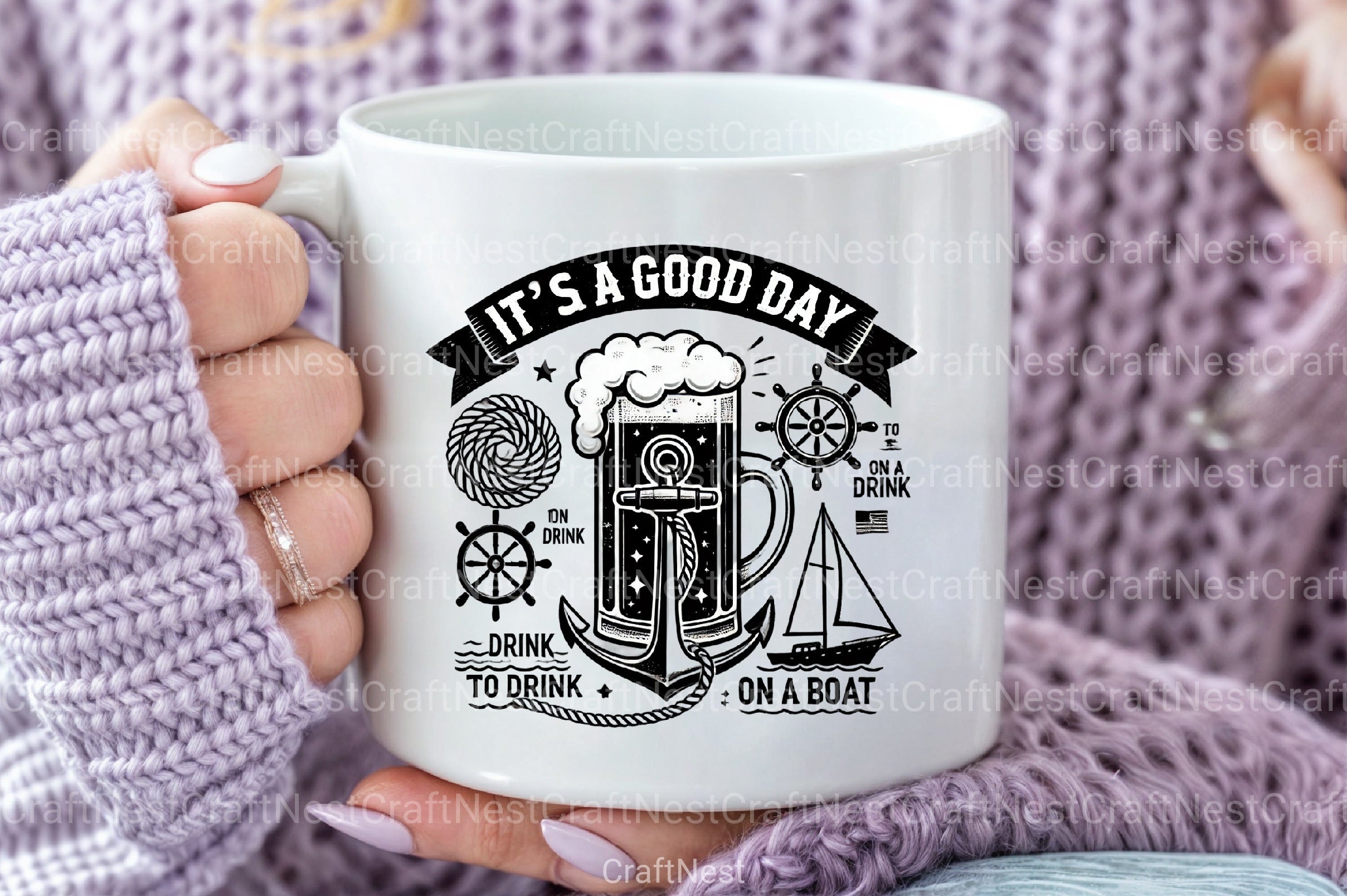 Summer Lake River Boat Drink Clipart Bundle - CraftNest - Digital Crafting and Art