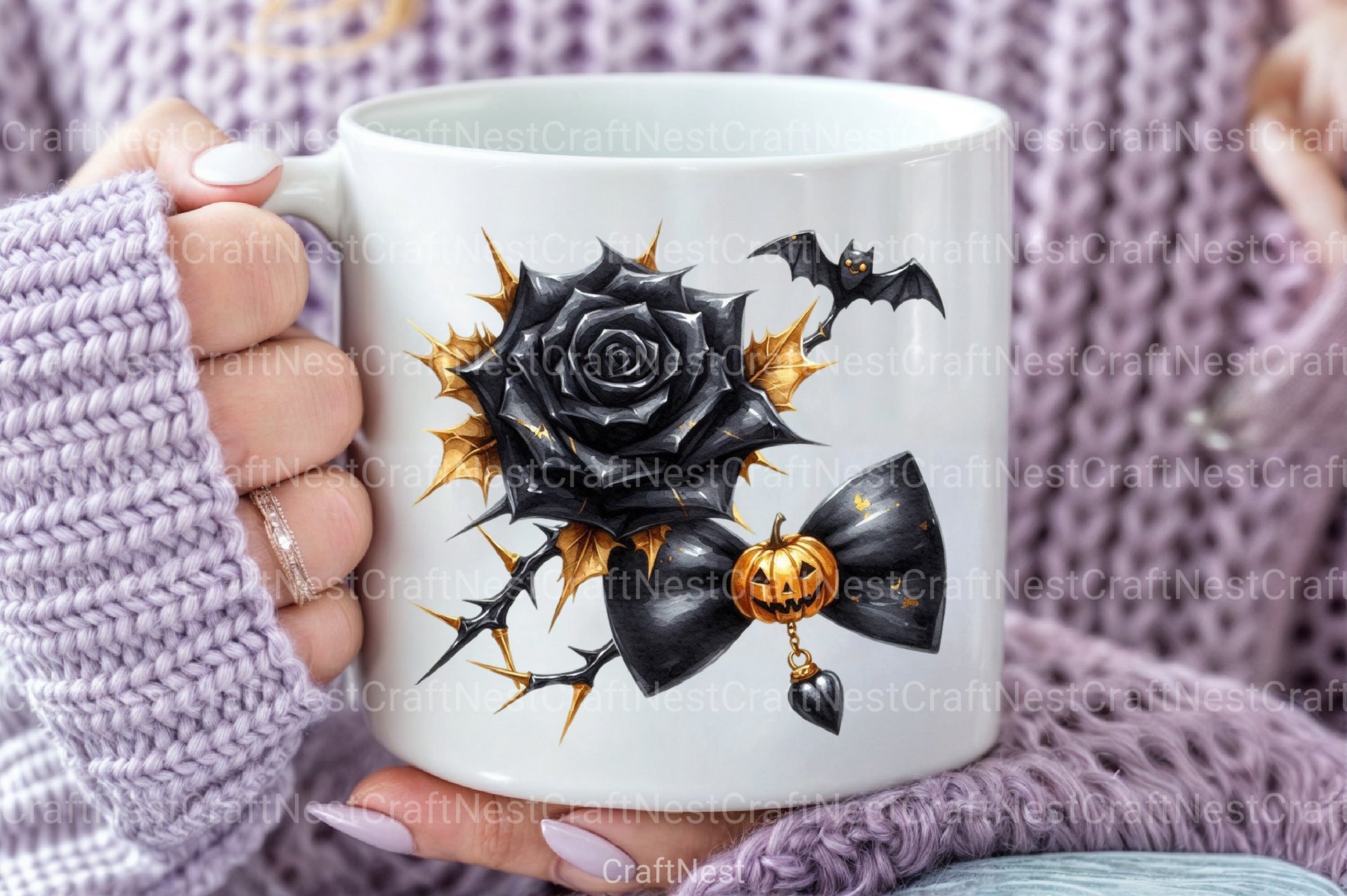 Elegant Halloween Clipart Bundle 8 - CraftNest - Digital Crafting and Art