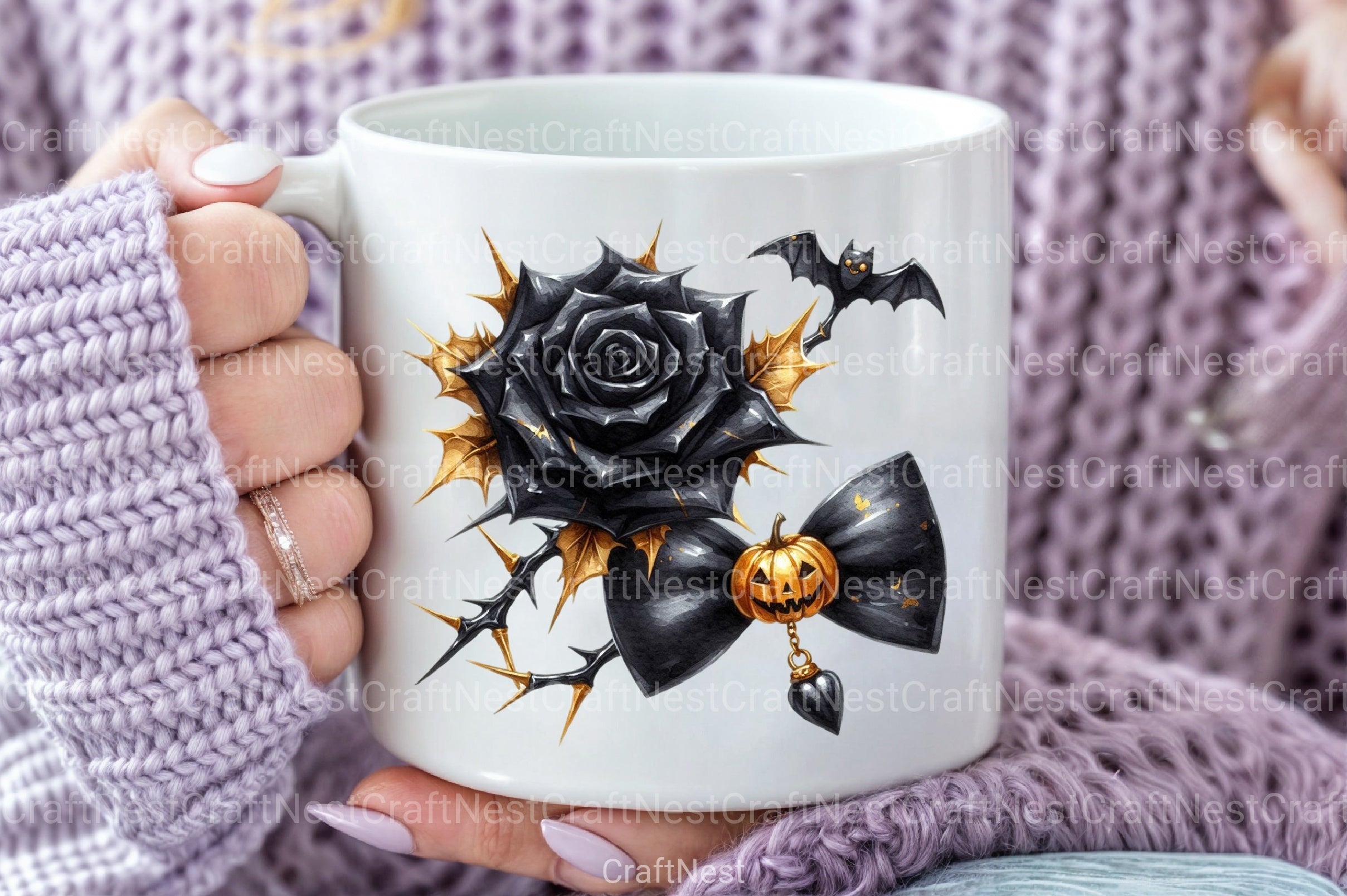 Elegant Halloween Clipart Bundle 8 - CraftNest - Digital Crafting and Art