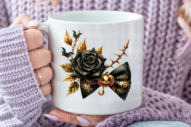 Elegant Halloween Clipart Bundle 1 - CraftNest - Digital Crafting and Art