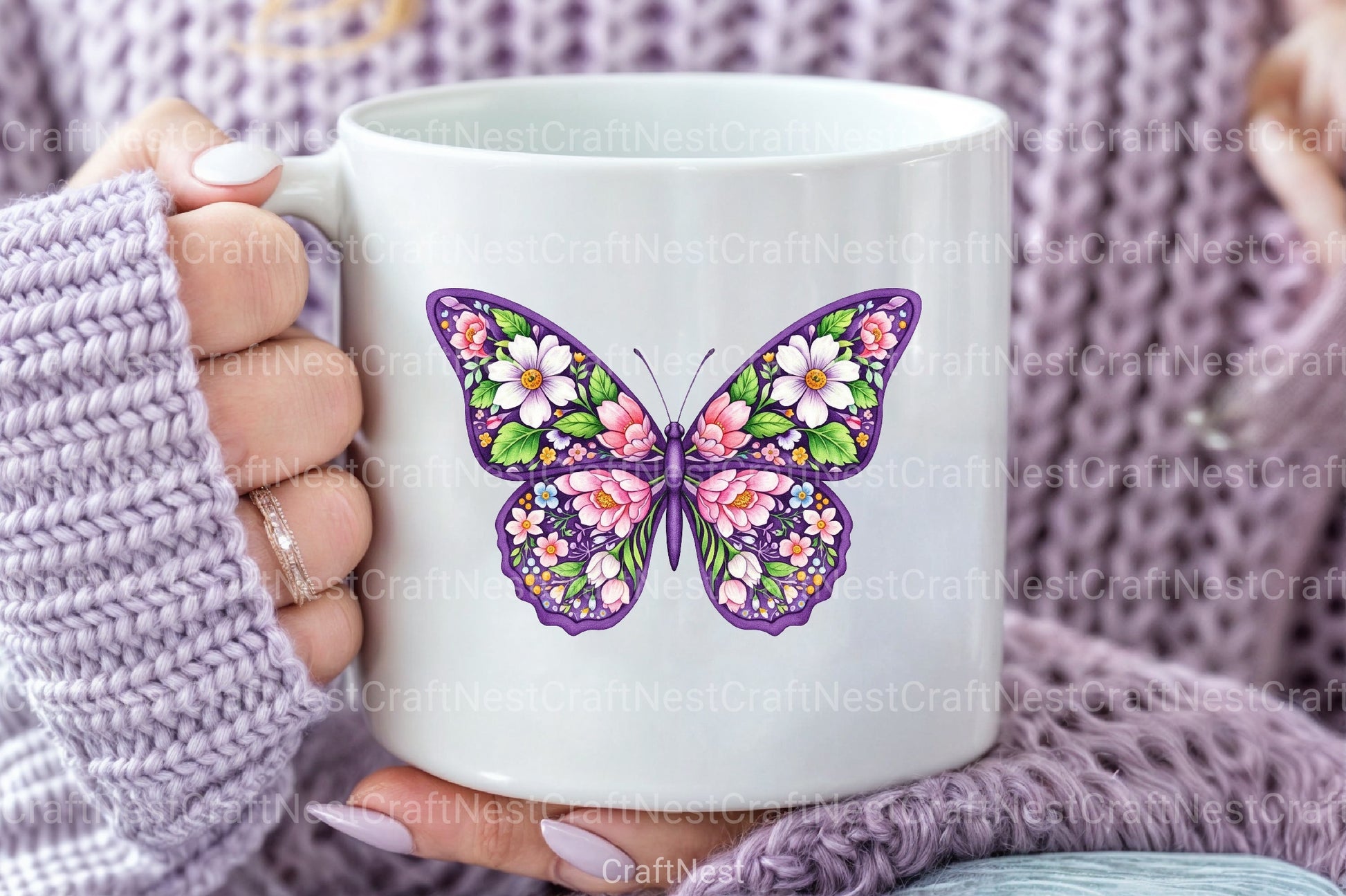 Purple Butterfly Clipart Bundle 77 - CraftNest - Digital Crafting and Art