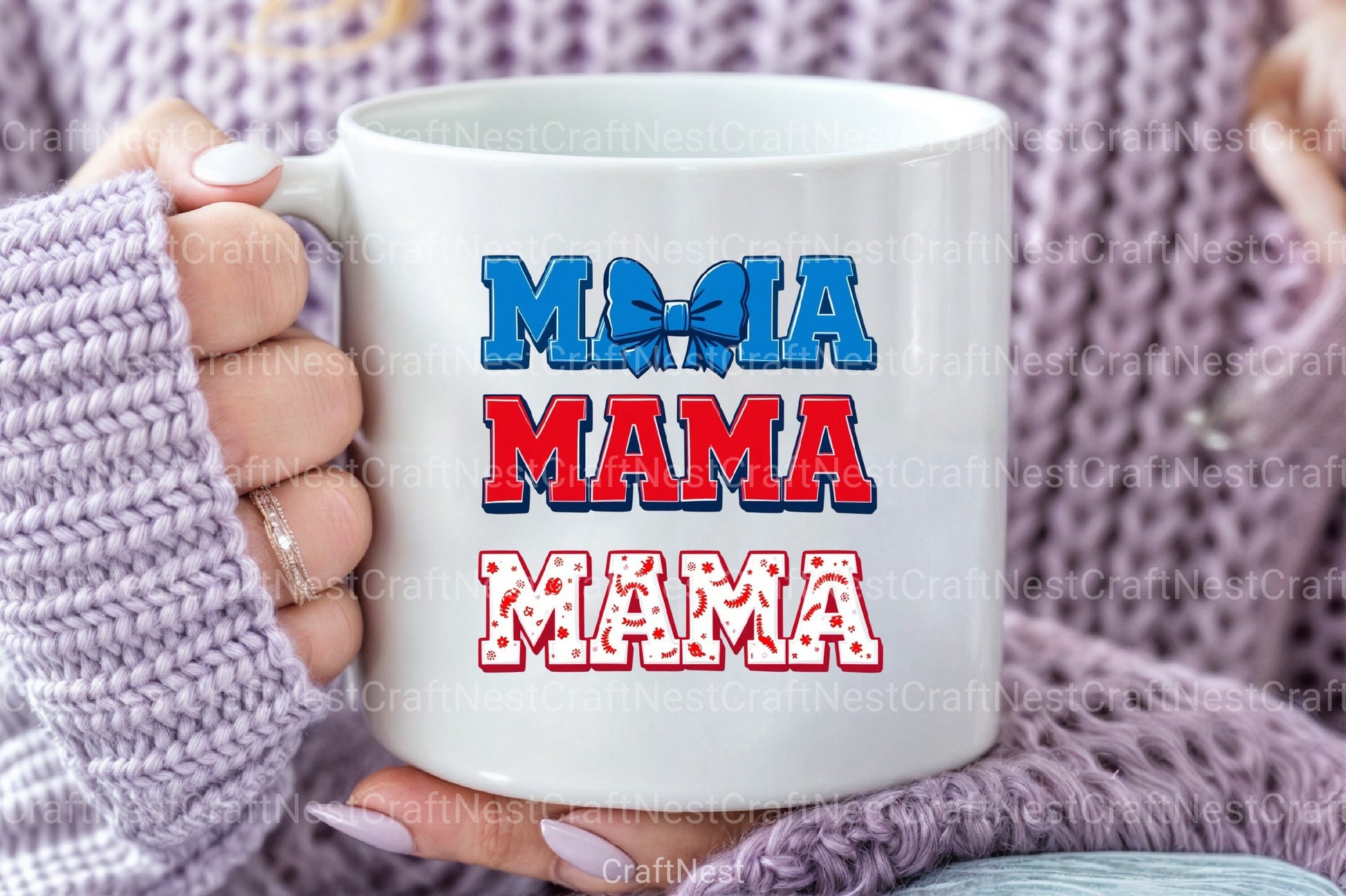 Baseball Mama Coquette Bow Clipart Bundle - CraftNest - Digital Crafting and Art