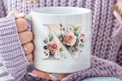 Floral Alphabet Clipart Bundle 15 - CraftNest - Digital Crafting and Art