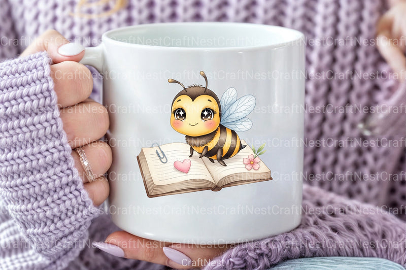 Back to School Bee Clipart Bundle 88 - CraftNest - Digital Crafting and Art