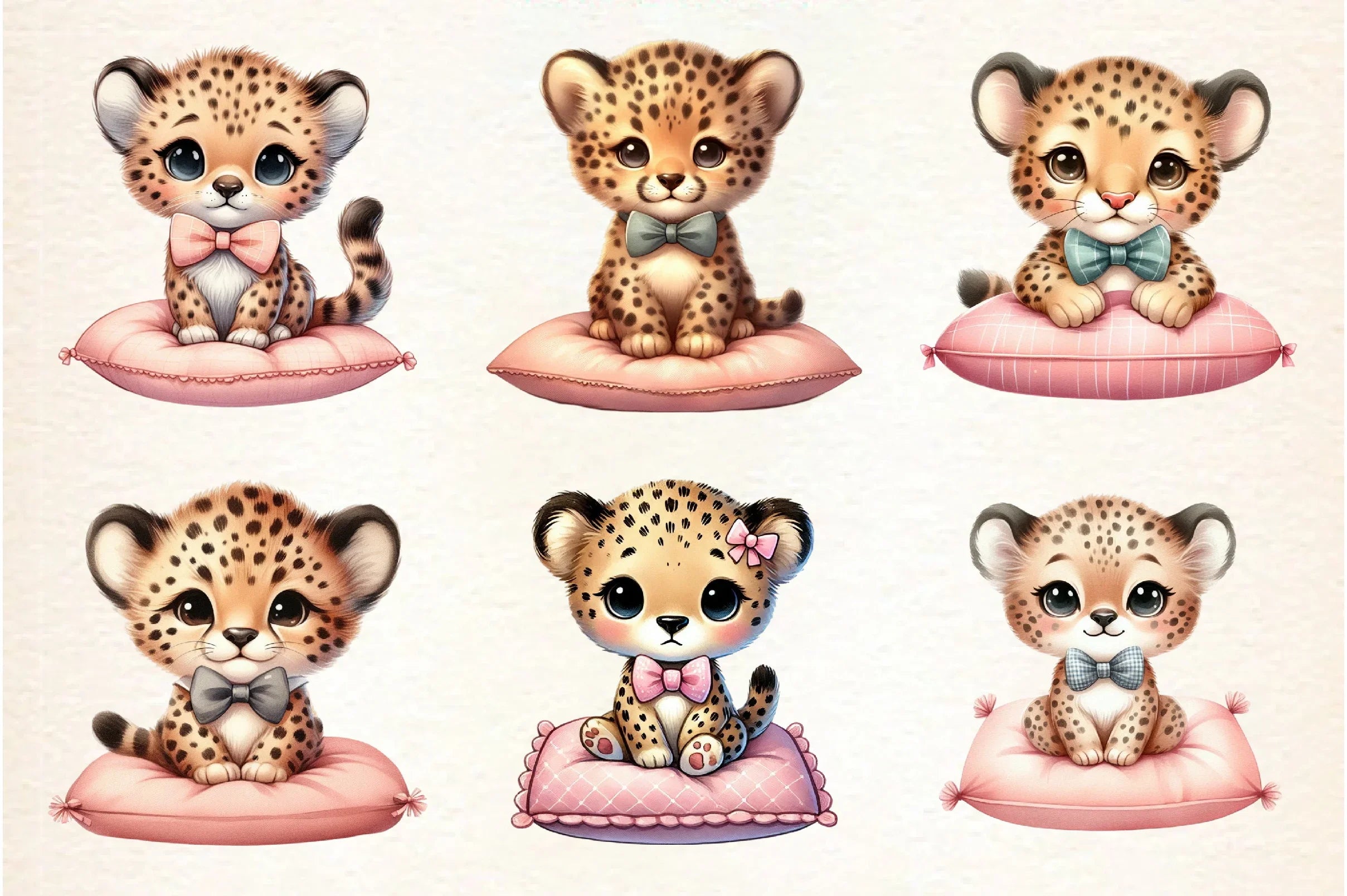 Kawaii Safari Animal Clipart Bundle - CraftNest - Digital Crafting and Art