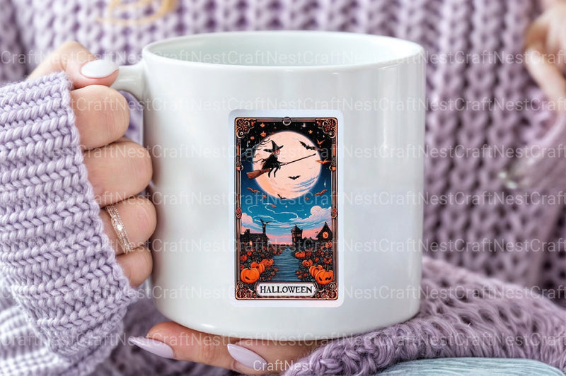 Halloween Tarot Card Clipart Bundle 12 - CraftNest - Digital Crafting and Art