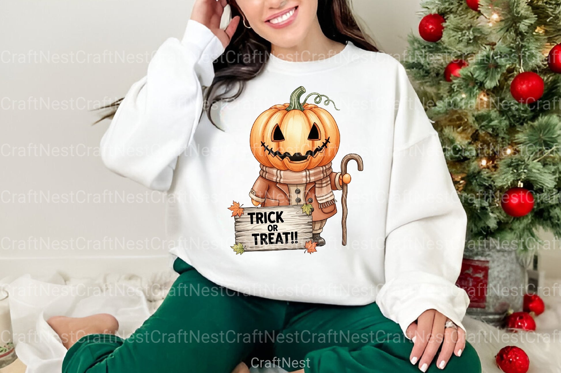 Pumpkin Head Trick or Treat Clipart Bundle - CraftNest - Digital Crafting and Art