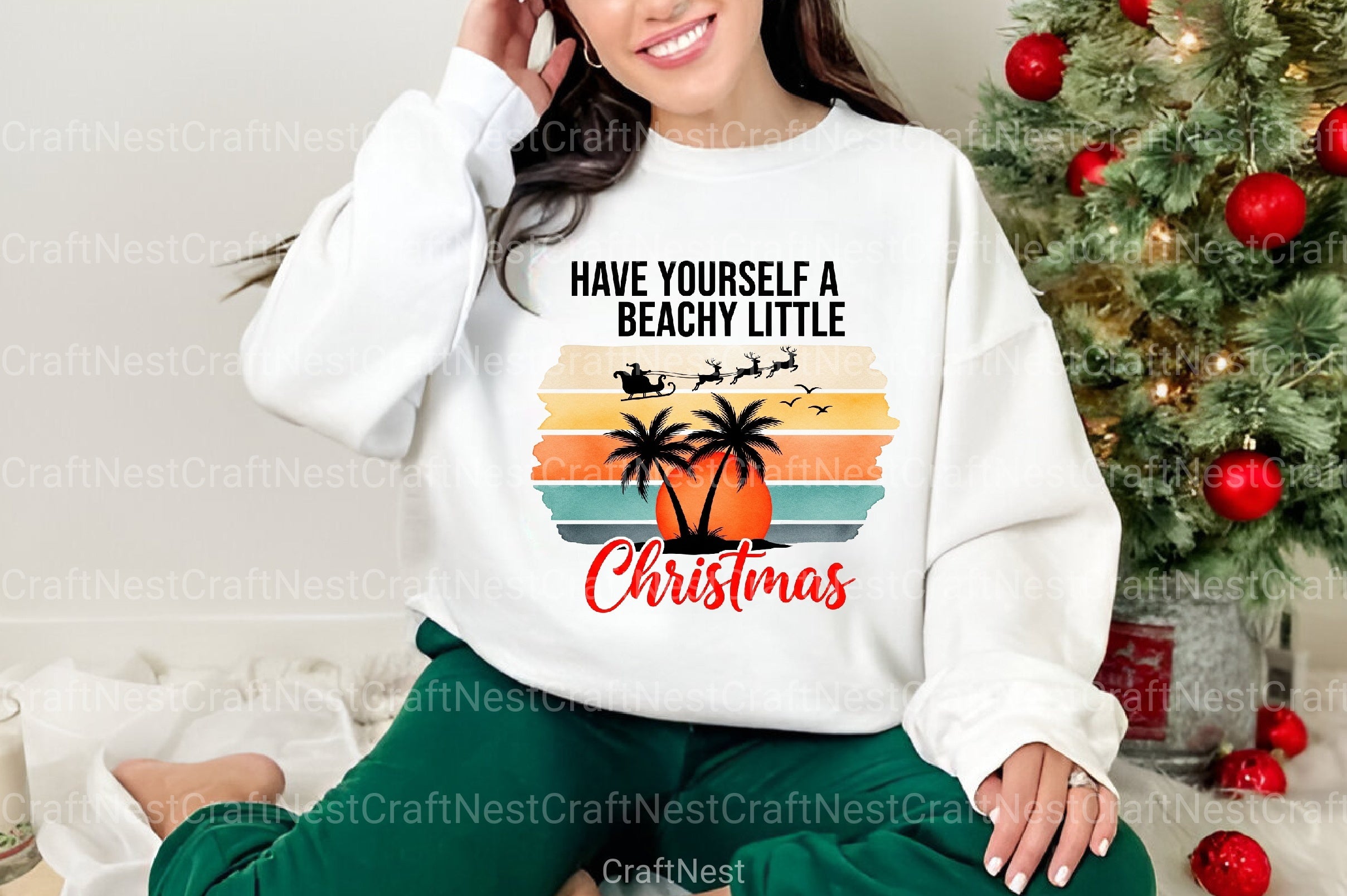 Christmas in July Funny Clipart Bundle 5 - CraftNest - Digital Crafting and Art