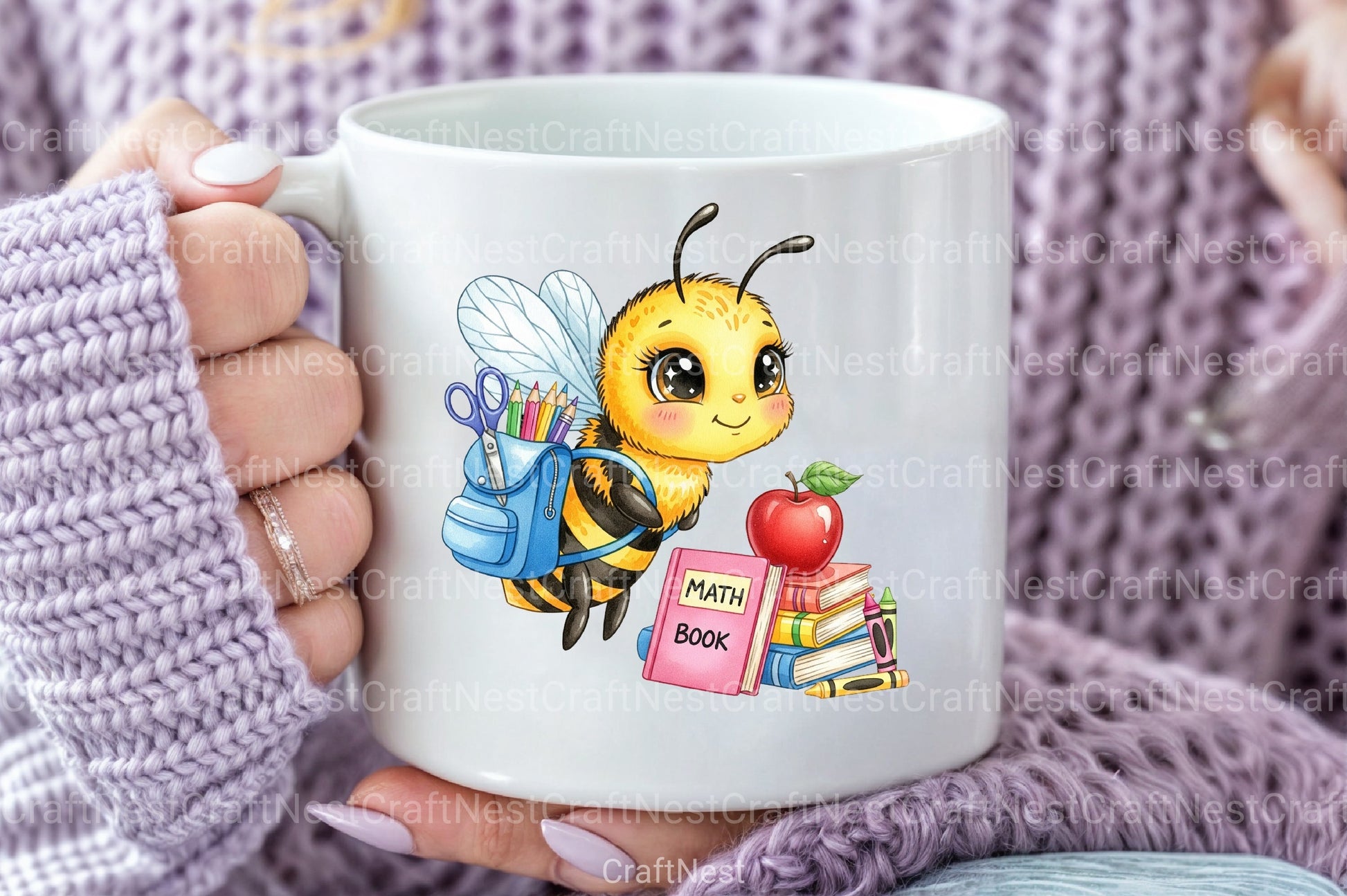 Back to School Bee Clipart Bundle 19 - CraftNest - Digital Crafting and Art