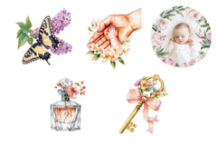 Hand Painted Mother's Day Clipart Bundle - CraftNest - Digital Crafting and Art