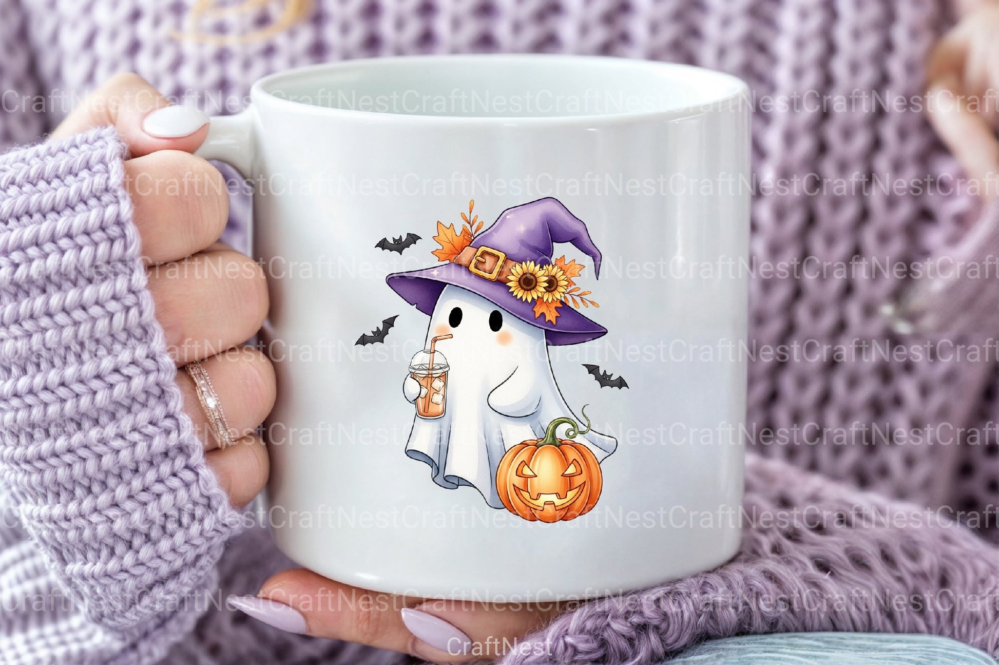 Funny Halloween Ghost Clipart Bundle 11 - CraftNest - Digital Crafting and Art