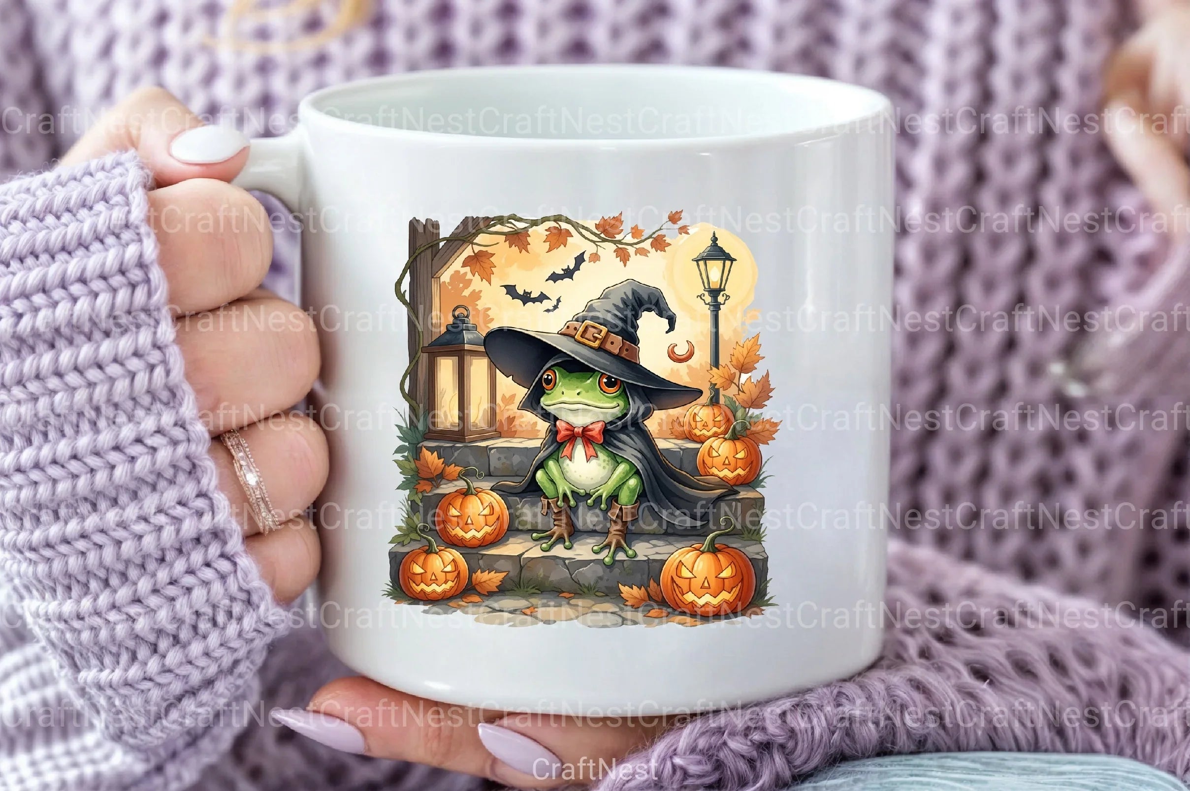 Halloween Frog Clipart Bundle - CraftNest - Digital Crafting and Art