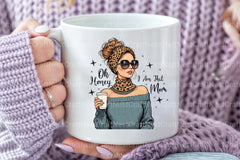 Leopard Mama Coffee Mom Bun Clipart Bundle for Mother's Day 1 - CraftNest - Digital Crafting and Art