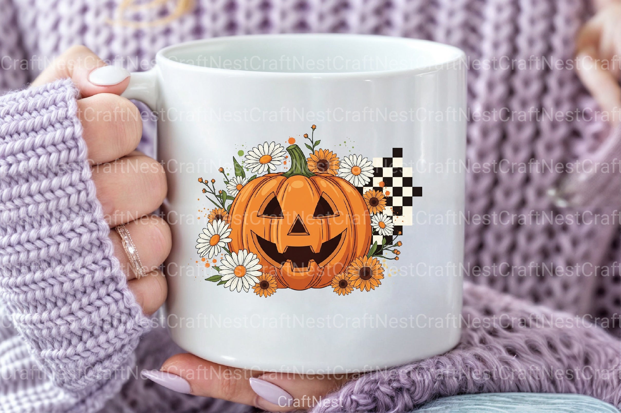 Floral Halloween Fall Pumpkin Clipart Bundle - CraftNest - Digital Crafting and Art