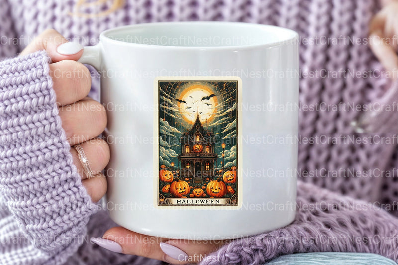 Halloween Tarot Card Clipart Bundle 3333 - CraftNest - Digital Crafting and Art