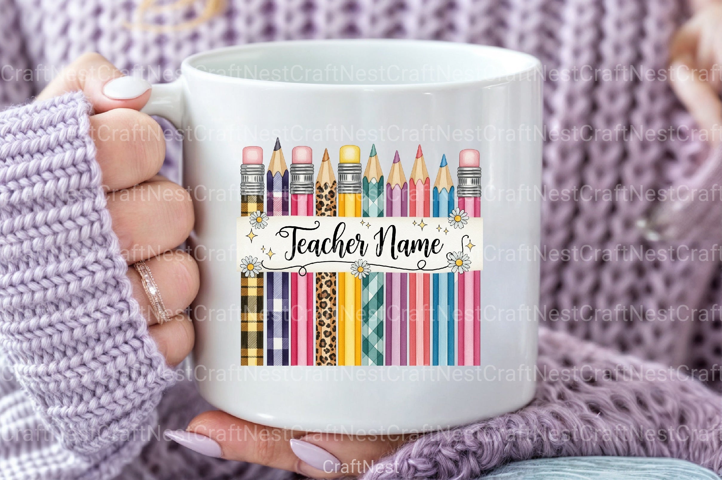 Custom Teacher Name Clipart Bundle - CraftNest - Digital Crafting and Art