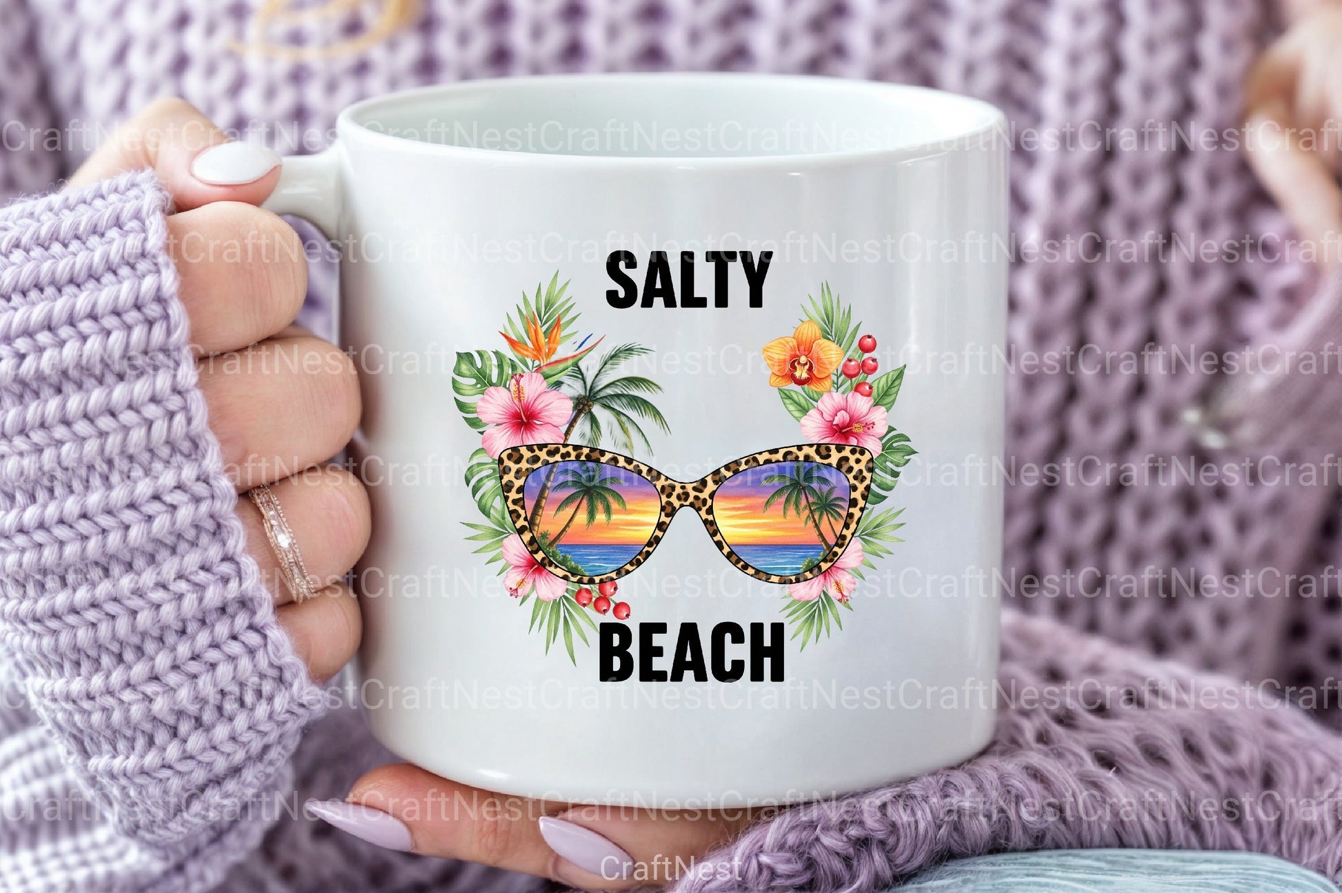 Tropical Summer Clipart Bundle: Salty Beach Collection - CraftNest - Digital Crafting and Art