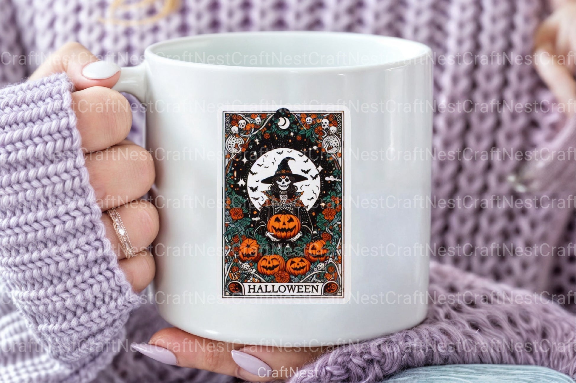 Halloween Tarot Card Clipart Bundle 18 - CraftNest - Digital Crafting and Art