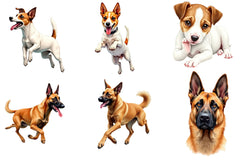 Winter Dog Breeds Clipart Bundle - CraftNest - Digital Crafting and Art