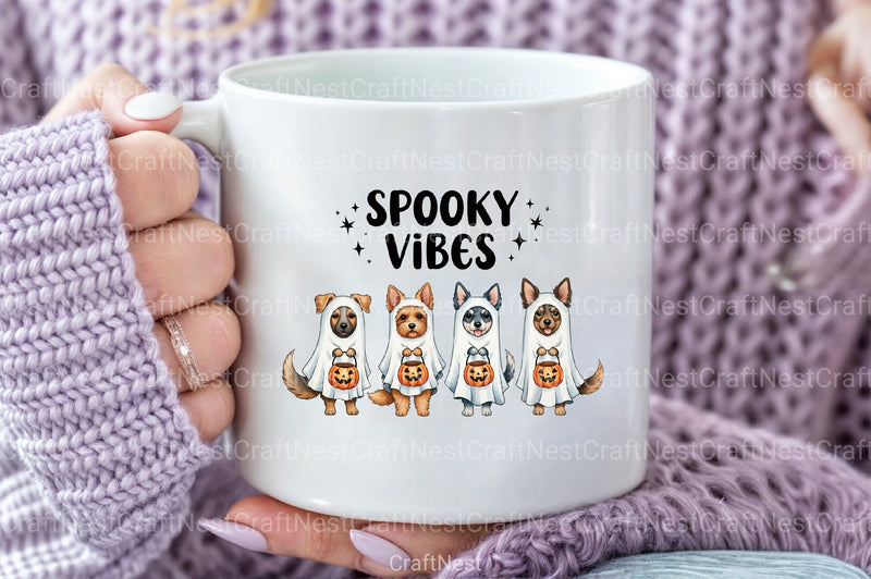 Spooky Dog Embroidery Clipart Bundle - CraftNest - Digital Crafting and Art