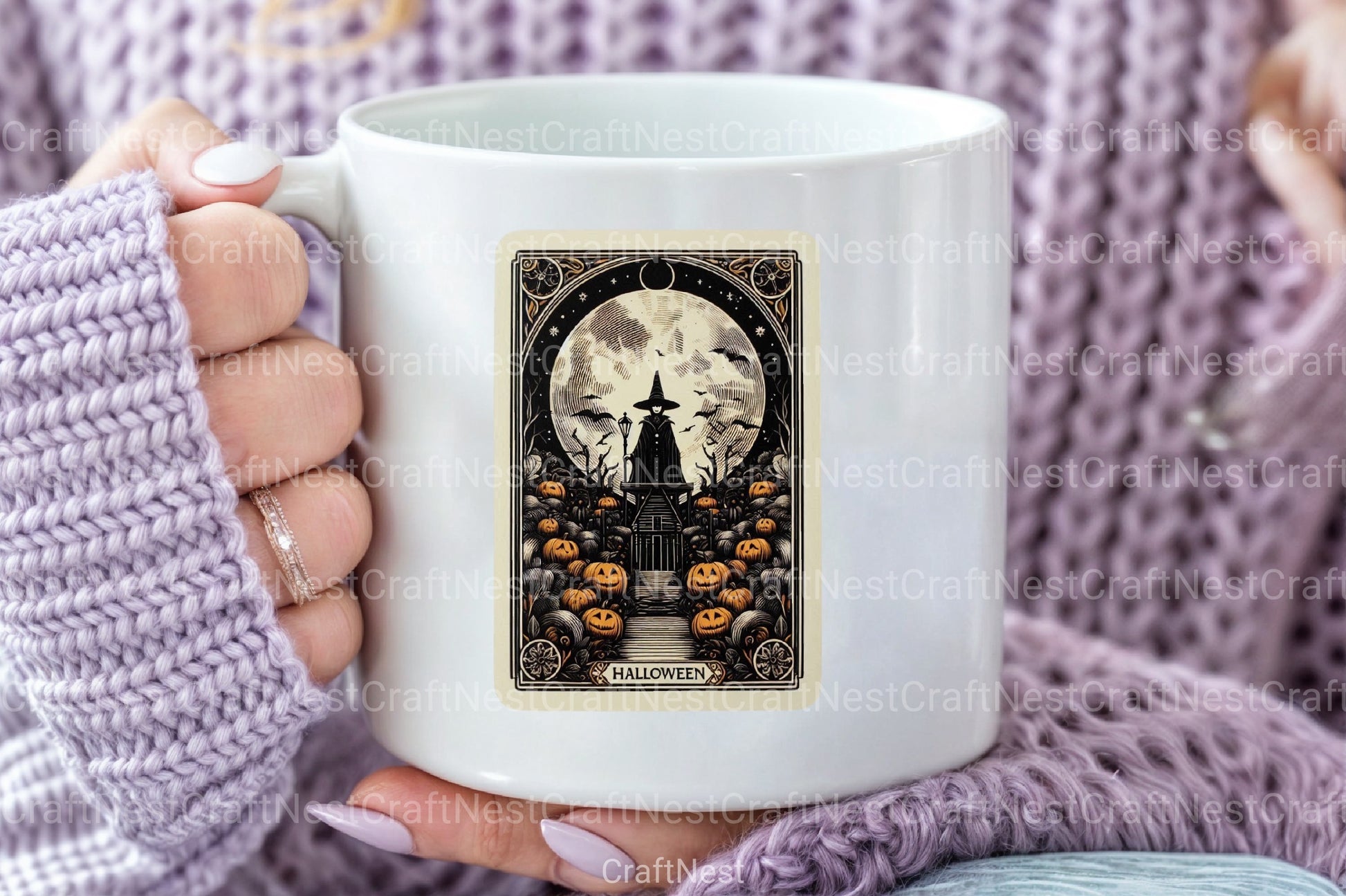 Halloween Tarot Card Clipart Bundle 9 - CraftNest - Digital Crafting and Art