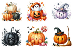 Halloween Pumpkin Clipart Bundle - CraftNest - Digital Crafting and Art