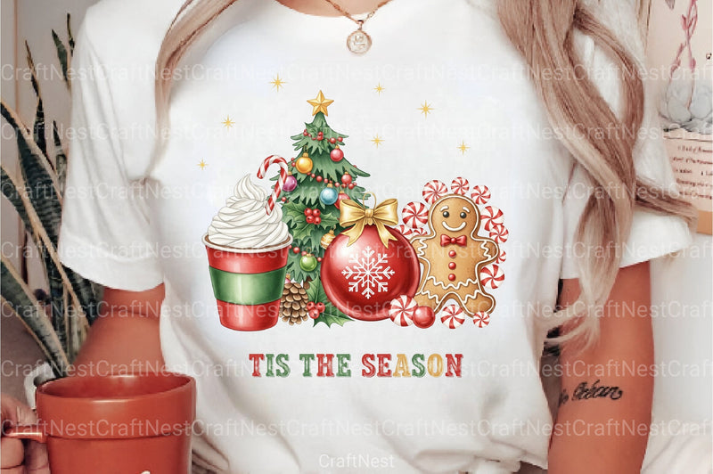 Festive Christmas Clipart Bundle 1 - CraftNest - Digital Crafting and Art