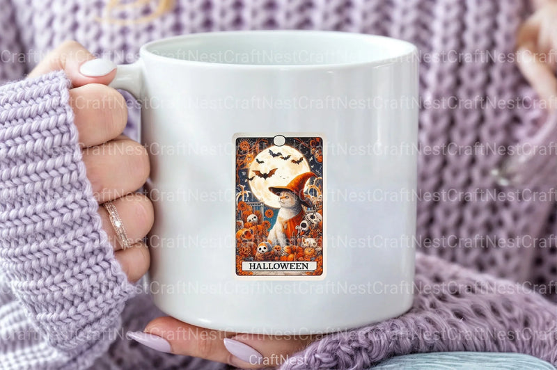 Halloween Tarot Card Clipart Bundle 6 - CraftNest - Digital Crafting and Art