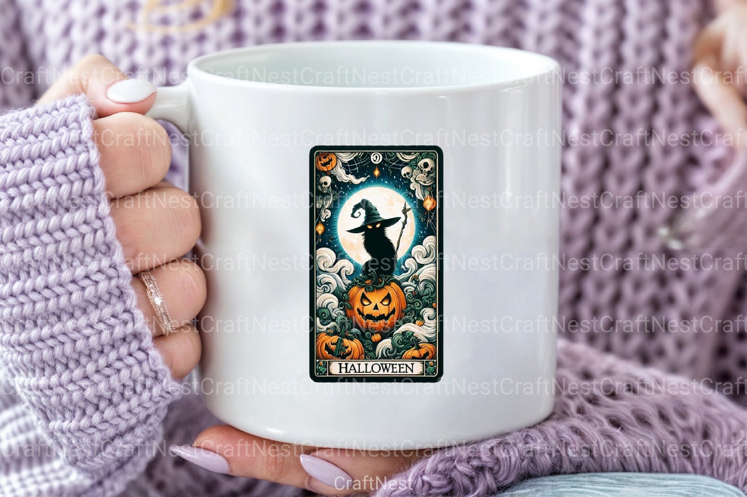 Halloween Tarot Card Clipart Bundle 21 - CraftNest - Digital Crafting and Art