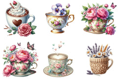 Mother's Day Floral Mug Wrap Bundle - CraftNest - Digital Crafting and Art