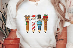 Christmas Pencils Clipart Bundle 1 - CraftNest - Digital Crafting and Art