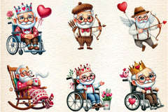 Funny Valentine's Grandpa Clipart Bundle 2 - CraftNest - Digital Crafting and Art
