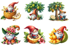 Gnome Jackfruit Clipart Bundle - CraftNest - Digital Crafting and Art