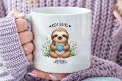 Funny Sloth Quotes Clipart Bundle 77 - CraftNest - Digital Crafting and Art