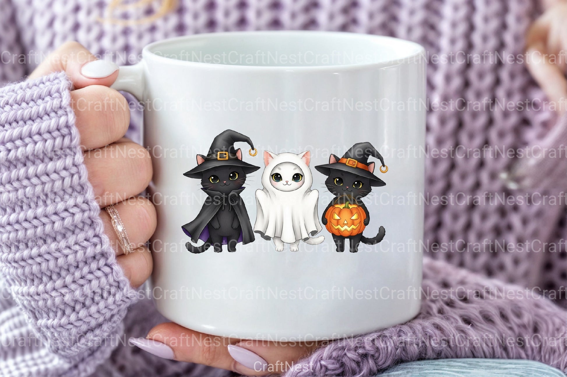 Halloween Cat Clipart Bundle 13 - CraftNest - Digital Crafting and Art