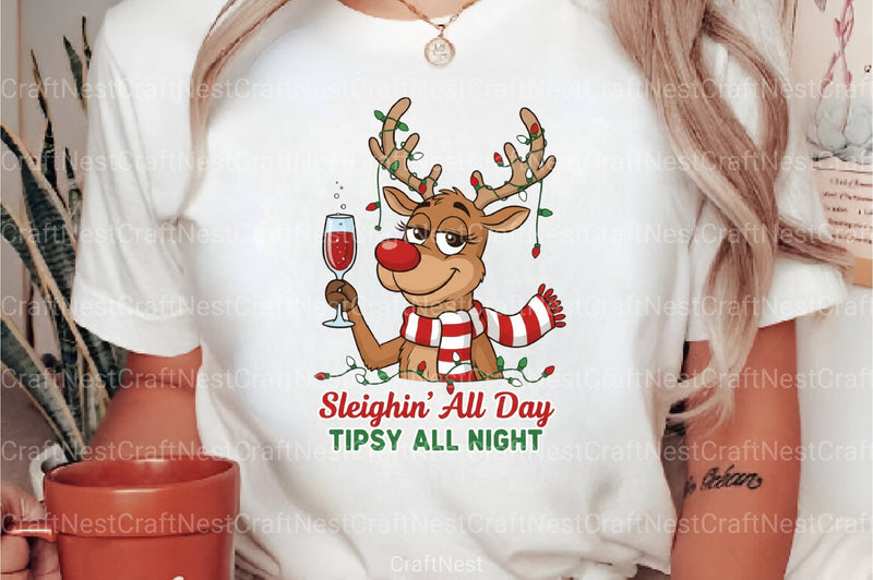 Sleighin' All Day Clipart Bundle - CraftNest - Digital Crafting and Art