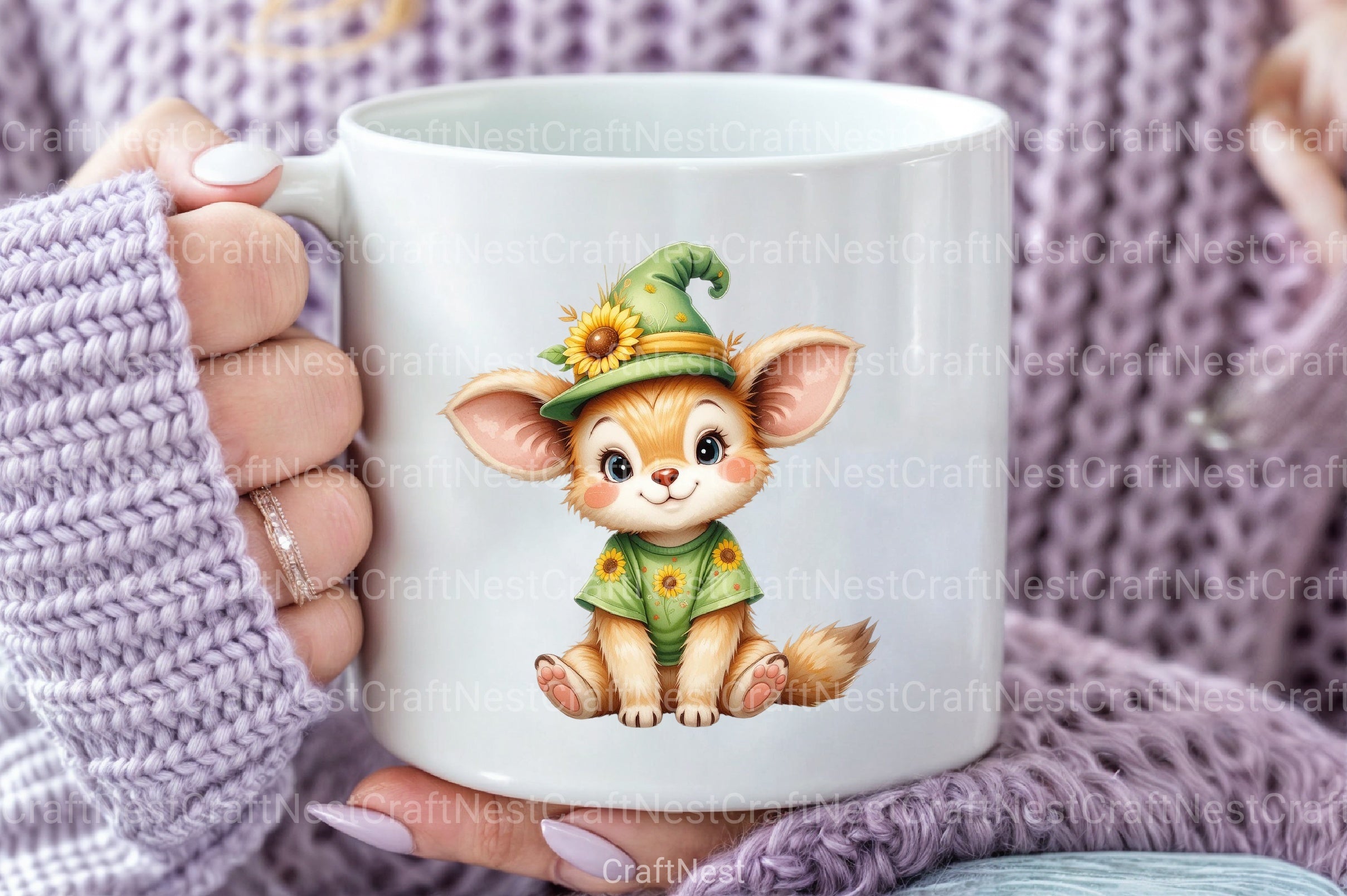 Cute Highland Cow Sunflower Clipart Bundle - CraftNest - Digital Crafting and Art