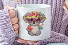 Summer Koala Clipart Bundle - CraftNest - Digital Crafting and Art