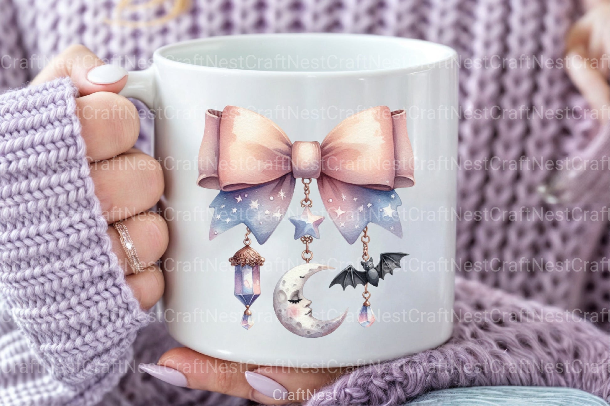 Halloween Coquette Bow Clipart Bundle 5 - CraftNest - Digital Crafting and Art