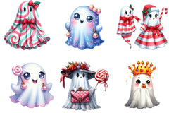 Candy Couture Ghost Halloween Clipart Bundle - CraftNest - Digital Crafting and Art
